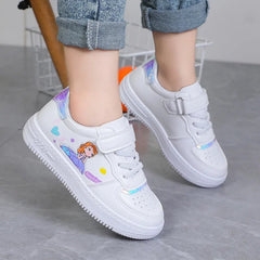 Kids Sneakers Four Seasons Girls Fashion Sports Running Shoes Non - slip Children's Flat Shoes Casual Breathable Outdoor Sneaker - SHOWLU FASHION STORE