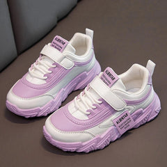Kids Sports Shoes for Girls Boys Children Running Sneakers PU Soft School Casual Shoes Classic Fashion Anti - skid Spring Autumn - SHOWLU FASHION STORE