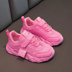 Kids Sports Shoes for Girls Boys Children Running Sneakers PU Soft School Casual Shoes Classic Fashion Anti - skid Spring Autumn - SHOWLU FASHION STORE