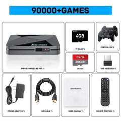 KINHANK Retro Video Game Console Super Console X2 Pro with 90000 Video Games for PS1/DC/MAME/SS with Gamepad Kid Gift Game Box - SHOWLU FASHION STORE
