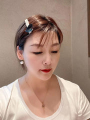 Korean Yuji Oil Dripping Heart Barrettes - SHOWLU FASHION STORE