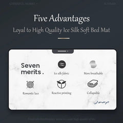 Lace Fitted Bed Sheet Luxury Bedding Set Romantic Ice Mat Folding Embroidered Sheets Linen Bedding Queen Bedspread with Skirt - SHOWLU FASHION STORE