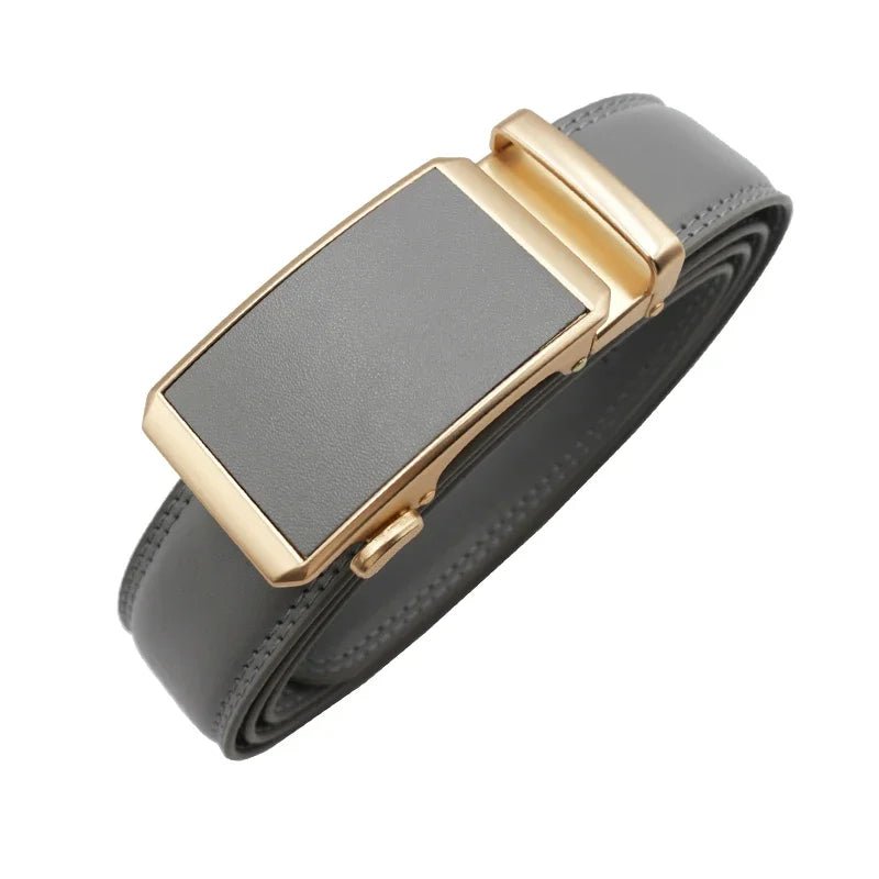 Ladies Automatic Buckle Genuine Leather Belt Casual Party Automatic Buckle Genuine Leather Belt High Quality Ladies Belt - SHOWLU FASHION STORE