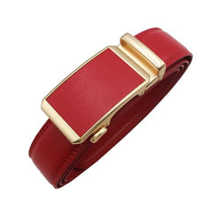 Ladies Automatic Buckle Genuine Leather Belt Casual Party Automatic Buckle Genuine Leather Belt High Quality Ladies Belt - SHOWLU FASHION STORE