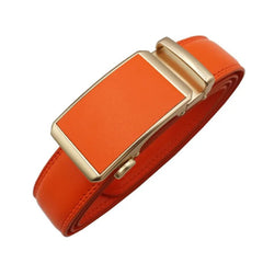 Ladies Automatic Buckle Genuine Leather Belt Casual Party Automatic Buckle Genuine Leather Belt High Quality Ladies Belt - SHOWLU FASHION STORE