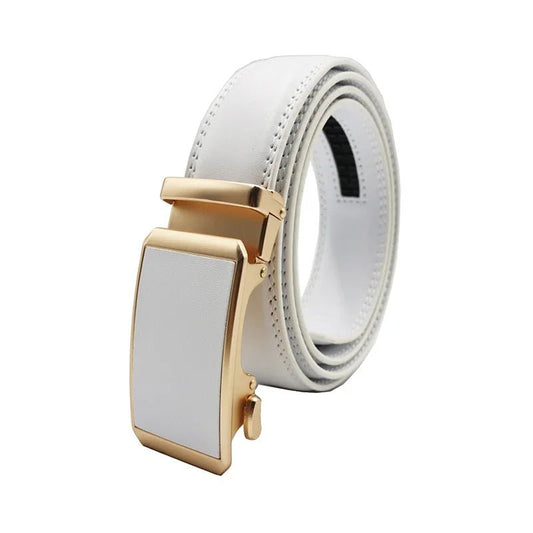 Ladies Automatic Buckle Genuine Leather Belt Casual Party Automatic Buckle Genuine Leather Belt High Quality Ladies Belt - SHOWLU FASHION STORE