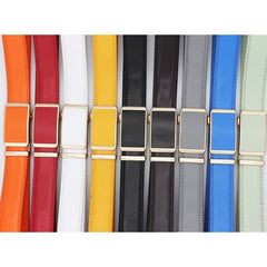 Ladies Automatic Buckle Genuine Leather Belt Casual Party Automatic Buckle Genuine Leather Belt High Quality Ladies Belt - SHOWLU FASHION STORE
