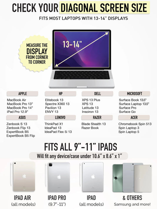 laptop bag Tablet Sleeve 9" 10" 11" 12.9" 13" 13.3" for iPad Air Pro XiaoMi Pad 5 For Samsung Huawei Lenovo Shockproof Pouch Bag - SHOWLU FASHION STORE
