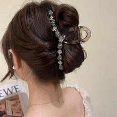 Large Size Elegant Internet Hot Rhinestones Hair Clip Headdress Grip - SHOWLU FASHION STORE