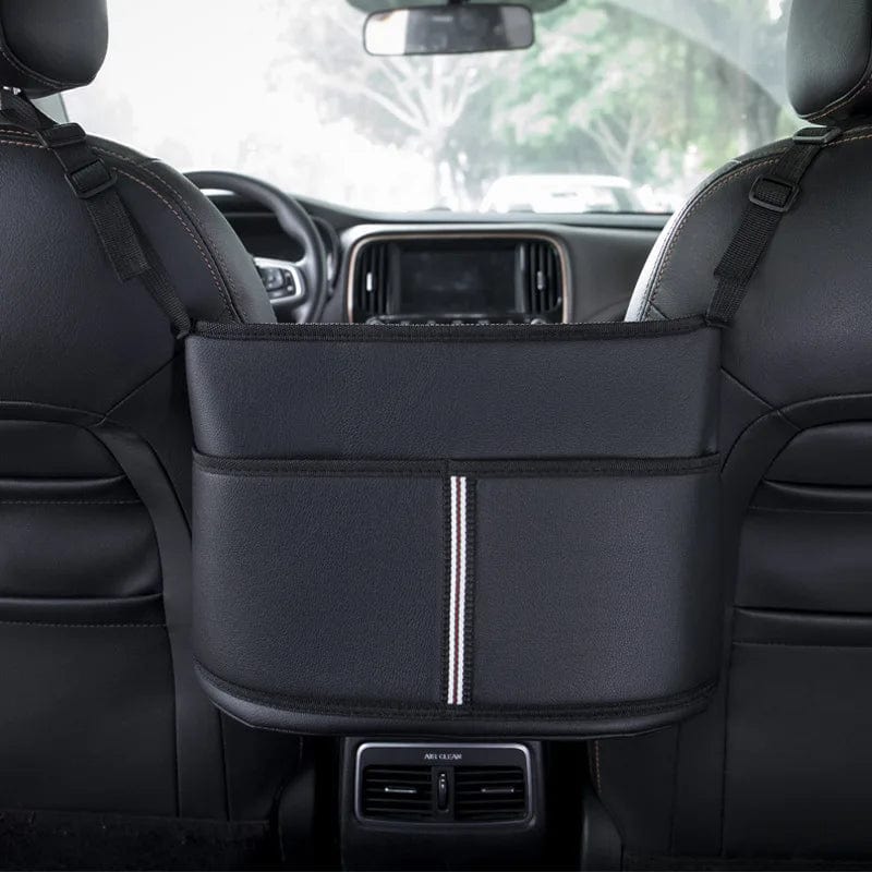 Leather Car Handbag Holders Car Organizers and Storage Front Seats Gap Car Seats Gap Filler Organizer Storage Bag for Car Seats - SHOWLU FASHION STORE