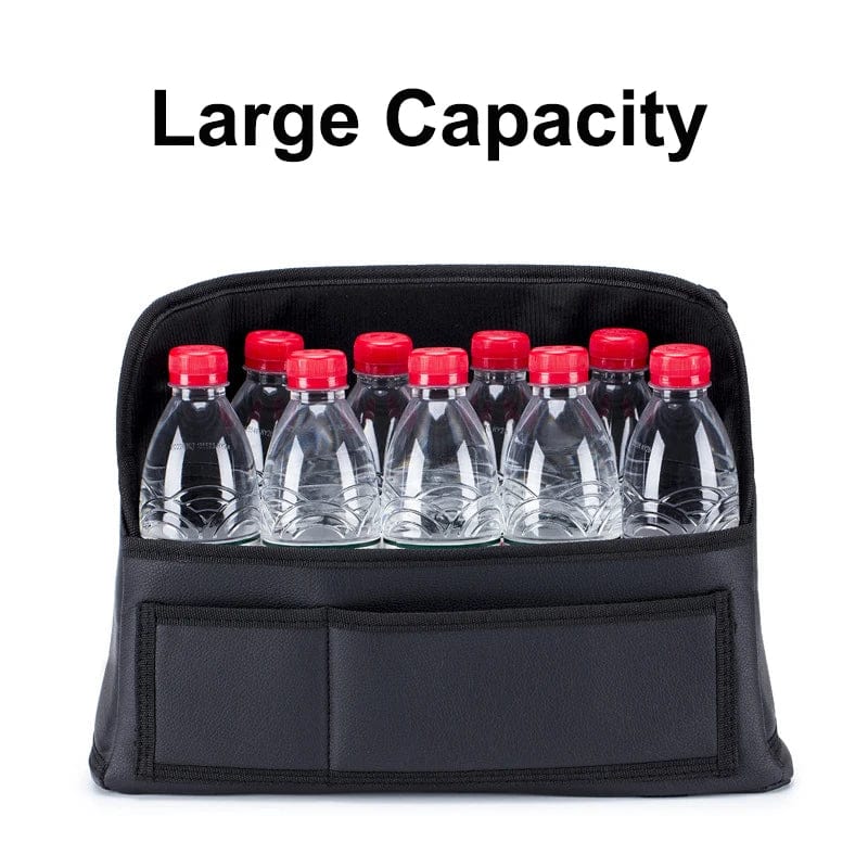 Leather Car Handbag Holders Car Organizers and Storage Front Seats Gap Car Seats Gap Filler Organizer Storage Bag for Car Seats - SHOWLU FASHION STORE
