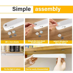 LED Night Light Desk Lamp Office Study Lights USB Rechargeable Magnetic Dimming Protect Eyes Bedroom Table Cabinet Lights - SHOWLU FASHION STORE