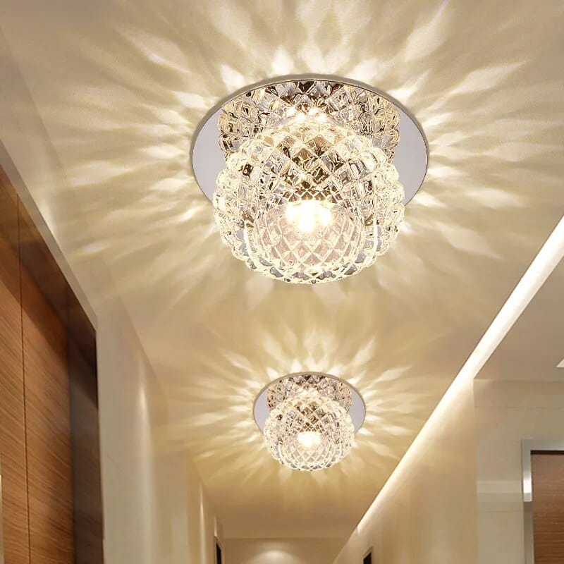 LED Porch Lights Aluminum Surface Mounted porch light Indoor flush mount Corridor lamp colorful LED Ceiling lamp Diameter 10CM - SHOWLU FASHION STORE