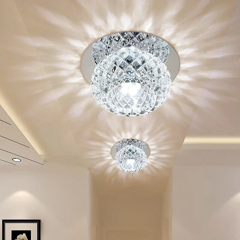 LED Porch Lights Aluminum Surface Mounted porch light Indoor flush mount Corridor lamp colorful LED Ceiling lamp Diameter 10CM - SHOWLU FASHION STORE