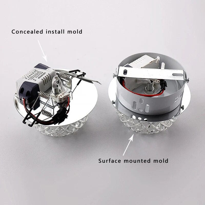 LED Porch Lights Aluminum Surface Mounted porch light Indoor flush mount Corridor lamp colorful LED Ceiling lamp Diameter 10CM - SHOWLU FASHION STORE