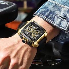 LIGE Big Dial Mens Watches Top Luxury Brand Sport Waterproof Watch Men Chronograph Quartz Clock Automatic Date WristWatches - SHOWLU FASHION STORE