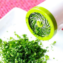 LMETJMA Manual Vegetable Grinder Stainless Steel Pepper Grinder Parsley Chopper Kitchen Utensils KCBI121604 - SHOWLU FASHION STORE