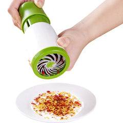 LMETJMA Manual Vegetable Grinder Stainless Steel Pepper Grinder Parsley Chopper Kitchen Utensils KCBI121604 - SHOWLU FASHION STORE