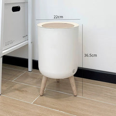 Log Style Household Bedroom Floor Wastebasket Trash Can - SHOWLU FASHION STORE