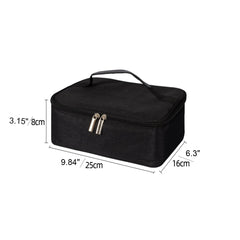 Lunch Bag for Women Men, Small Thermal Lunch Box, Insulated Lunch Bag, Portable Cooler Bag Snack Bag for Work Picnic BLAK - SHOWLU FASHION STORE