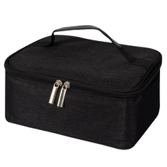 Lunch Bag for Women Men, Small Thermal Lunch Box, Insulated Lunch Bag, Portable Cooler Bag Snack Bag for Work Picnic BLAK - SHOWLU FASHION STORE