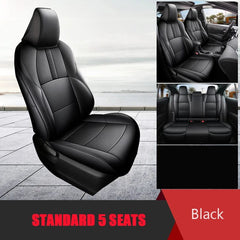 Luxury Full Set Car Seat Cover For Select Toyota Corolla Gasoline/Hybrid 2020 - 2024 Faux Leather Custom Seat Cushion Auto Parts - SHOWLU FASHION STORE