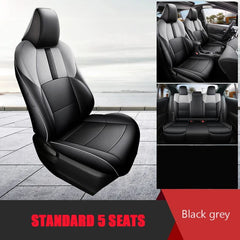 Luxury Full Set Car Seat Cover For Select Toyota Corolla Gasoline/Hybrid 2020 - 2024 Faux Leather Custom Seat Cushion Auto Parts - SHOWLU FASHION STORE