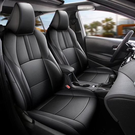 Luxury Full Set Car Seat Cover For Select Toyota Corolla Gasoline/Hybrid 2020 - 2024 Faux Leather Custom Seat Cushion Auto Parts - SHOWLU FASHION STORE