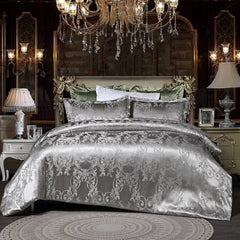 Luxury King Duvet Cover Set Black Gold Queen King Size European Style Bedding Set High Quality Pillowcase Comforter Sets - SHOWLU FASHION STORE