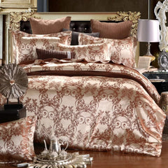 Luxury King Duvet Cover Set Black Gold Queen King Size European Style Bedding Set High Quality Pillowcase Comforter Sets - SHOWLU FASHION STORE