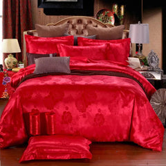 Luxury King Duvet Cover Set Black Gold Queen King Size European Style Bedding Set High Quality Pillowcase Comforter Sets - SHOWLU FASHION STORE