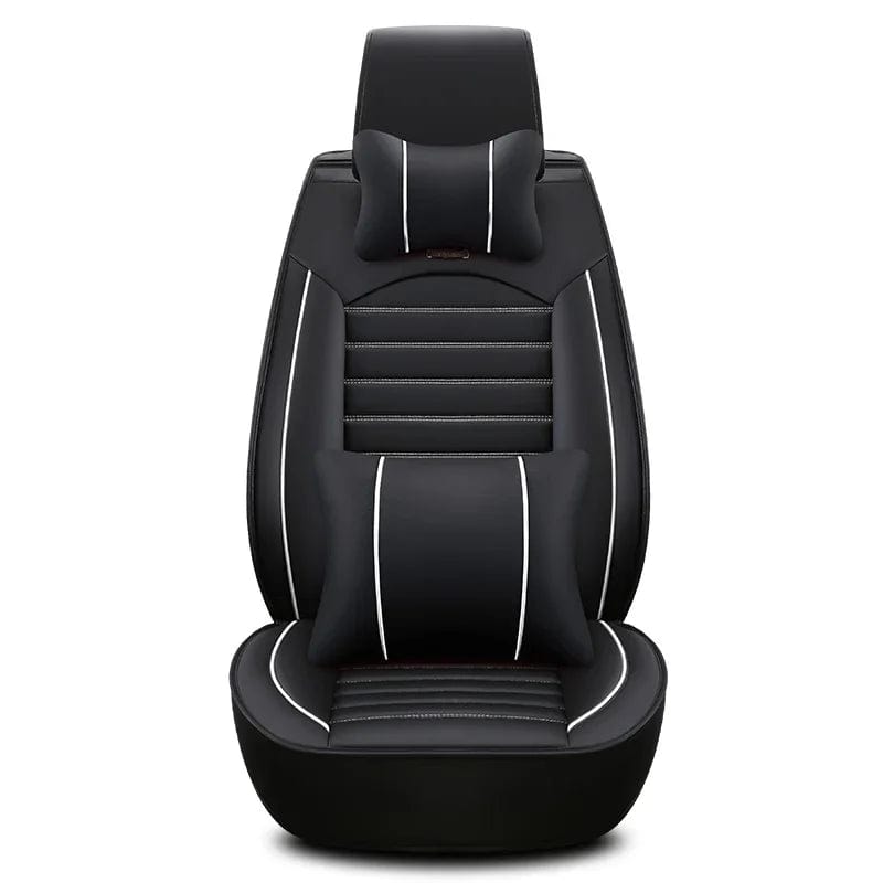 Luxury Quality Leather Car Seat Cover Comfortable Four Seasons Universal Front/ Rear/ Full Set Cover Cushion Car Seat Protector - SHOWLU FASHION STORE