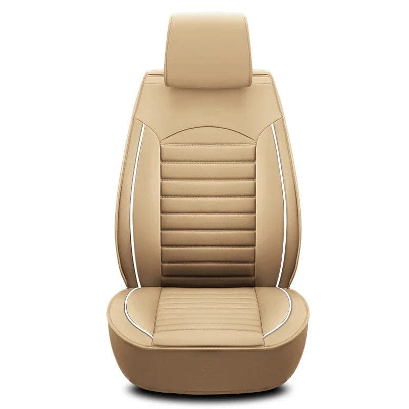 Luxury Quality Leather Car Seat Cover Comfortable Four Seasons Universal Front/ Rear/ Full Set Cover Cushion Car Seat Protector - SHOWLU FASHION STORE