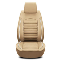 Luxury Quality Leather Car Seat Cover Comfortable Four Seasons Universal Front/ Rear/ Full Set Cover Cushion Car Seat Protector - SHOWLU FASHION STORE