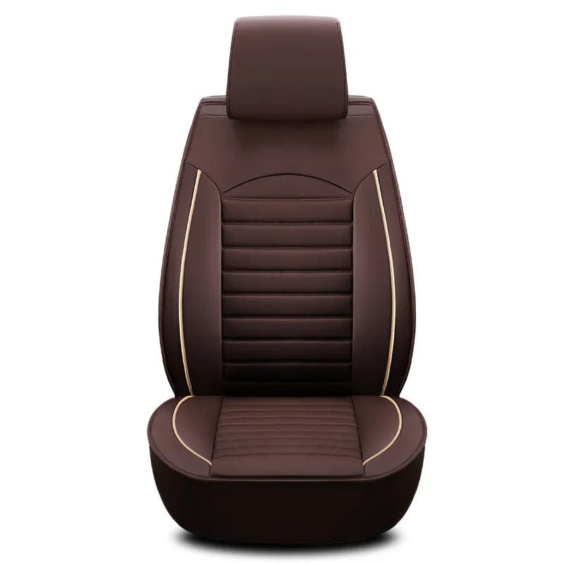 Luxury Quality Leather Car Seat Cover Comfortable Four Seasons Universal Front/ Rear/ Full Set Cover Cushion Car Seat Protector - SHOWLU FASHION STORE