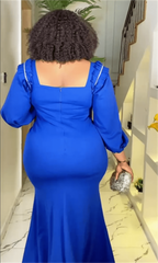 MD Elegant Dresses For Women 2023 African Turkey Designer Ankara Dashiki Maxi Robe Ladies Evening Party Dress Nigeria Clothing - SHOWLU FASHION STORE