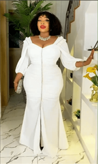 MD Elegant Dresses For Women 2023 African Turkey Designer Ankara Dashiki Maxi Robe Ladies Evening Party Dress Nigeria Clothing - SHOWLU FASHION STORE