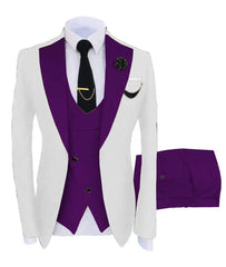 Men Coat Business Formal Slim Fit Suit Costumes Pour Homme Set Party Vest Pants Wedding 3pcs Blazer Verde Hombre Terno Masculino - SHOWLU FASHION STORE