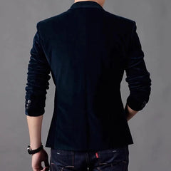 Men Corduroy Suits Jackets Male Smart Casual Dress Suits High Quality Blazers Slim Single - breasted Suits Jackets and Coats 5XL - SHOWLU FASHION STORE