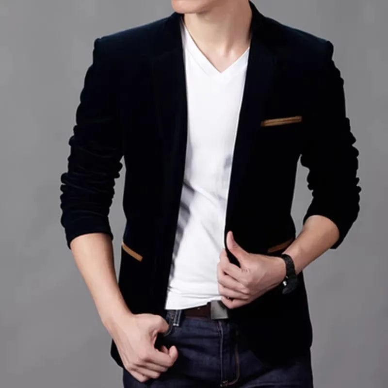 Men Corduroy Suits Jackets Male Smart Casual Dress Suits High Quality Blazers Slim Single - breasted Suits Jackets and Coats 5XL - SHOWLU FASHION STORE