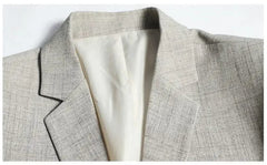 Men Thin Suit Blazers Jackets Business Casual Suit Designer Coats New Spring Summer Formal Wear Slim Fit Blazers Jackets Size 4X - SHOWLU FASHION STORE
