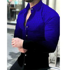 Men's Digital Printed Button up Cardigan Men's Digital Printing Series Button Cardigan - SHOWLU FASHION STORE
