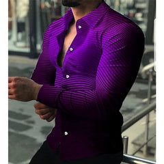 Men's Digital Printed Button up Cardigan Men's Digital Printing Series Button Cardigan - SHOWLU FASHION STORE
