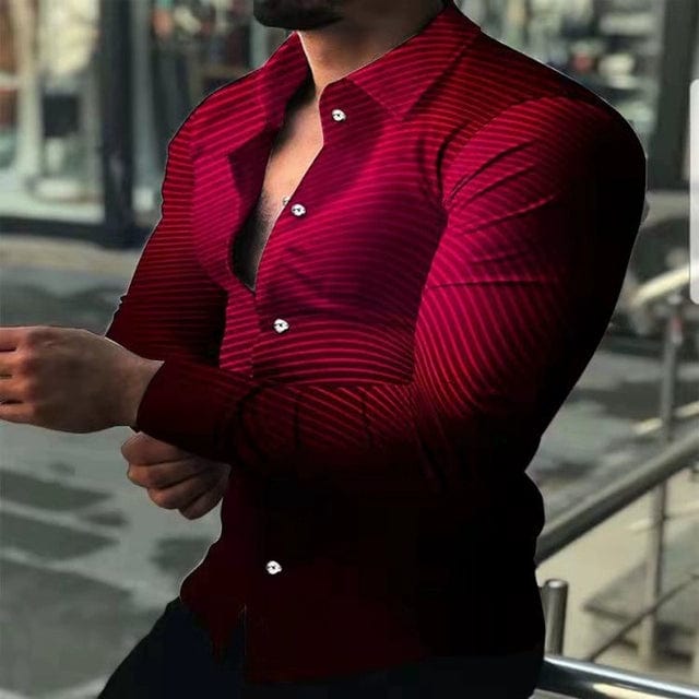 Men's Digital Printed Button up Cardigan Men's Digital Printing Series Button Cardigan - SHOWLU FASHION STORE