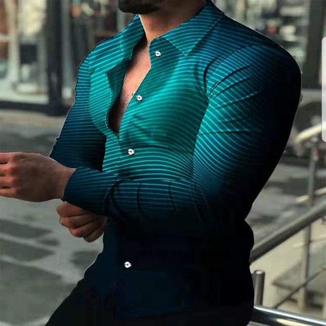 Men's Digital Printed Button up Cardigan Men's Digital Printing Series Button Cardigan - SHOWLU FASHION STORE