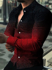 Men's Digital Printed Button up Cardigan Men's Digital Printing Series Button Cardigan - SHOWLU FASHION STORE