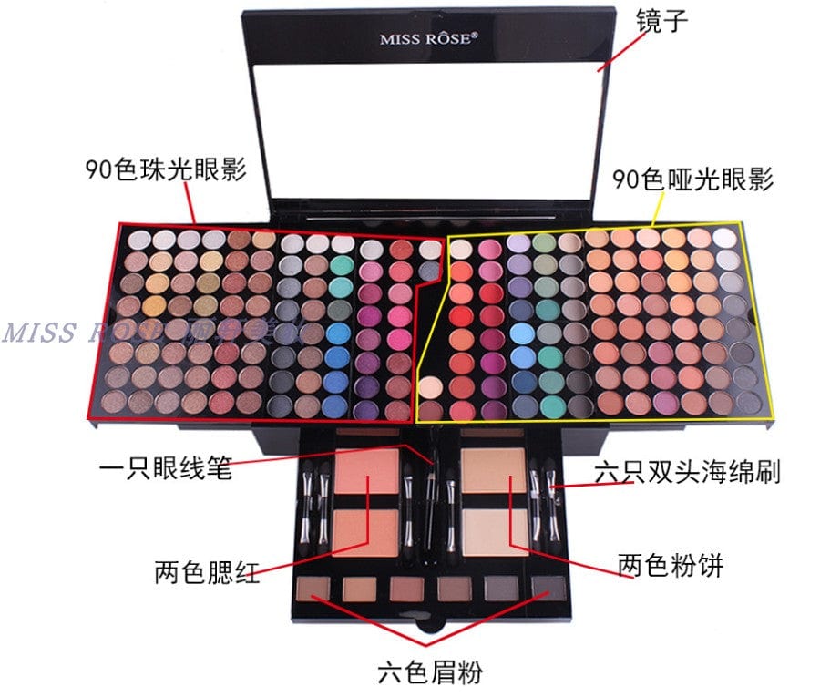 Missrose Piano Box Matte Eye Shadow Blush - SHOWLU FASHION STORE
