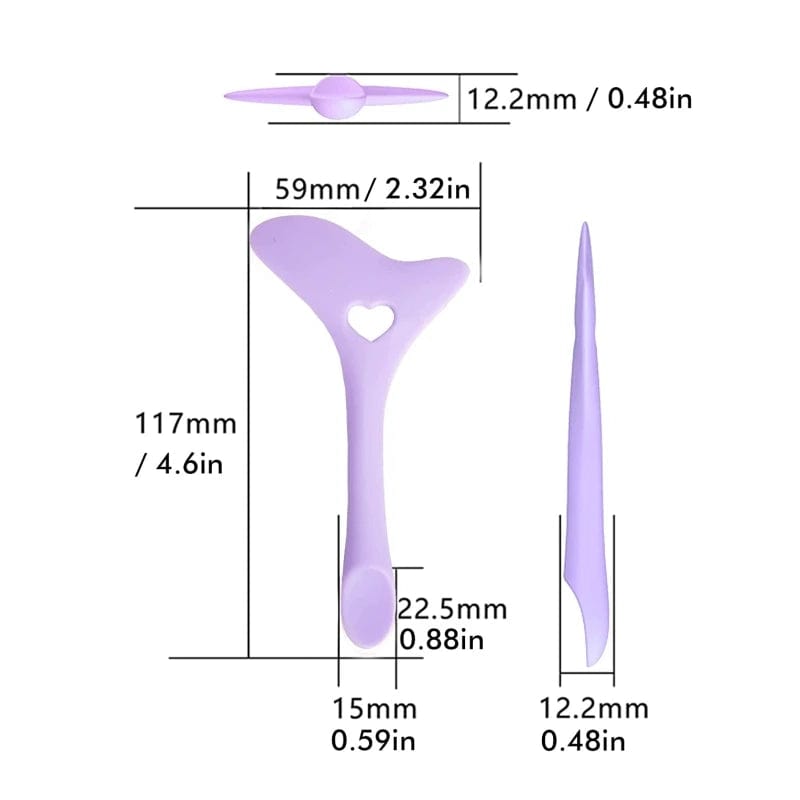 Multi - functional Eyeliner Stencil Wing Tips Silicone Eyeliner Aid Marscara Drawing Lipstick Wearing Aid Reusable Makeup Tools - SHOWLU FASHION STORE