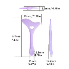 Multi - functional Eyeliner Stencil Wing Tips Silicone Eyeliner Aid Marscara Drawing Lipstick Wearing Aid Reusable Makeup Tools - SHOWLU FASHION STORE