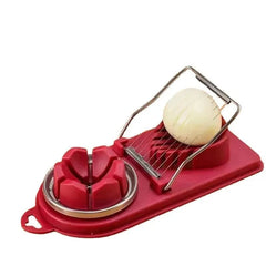 Multifunctional Egg Slicers Stainless Steel Slicer Fancy Splitter Egg Cutting Tool Home Two In One Egg Cutter Kitchen Gadgets - SHOWLU FASHION STORE